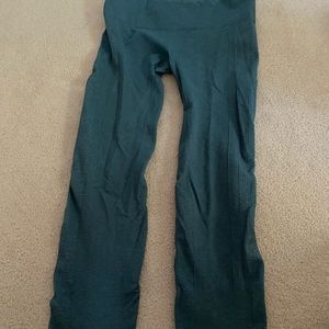 Teal Textured Leggings